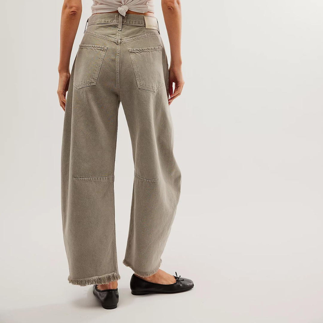 Polène™ - Jean coupe large déchiré