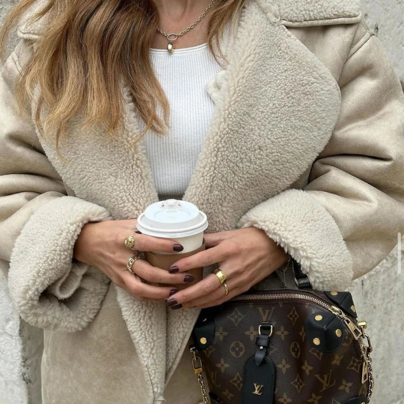 Jenny™ - Veste en cuir vintage