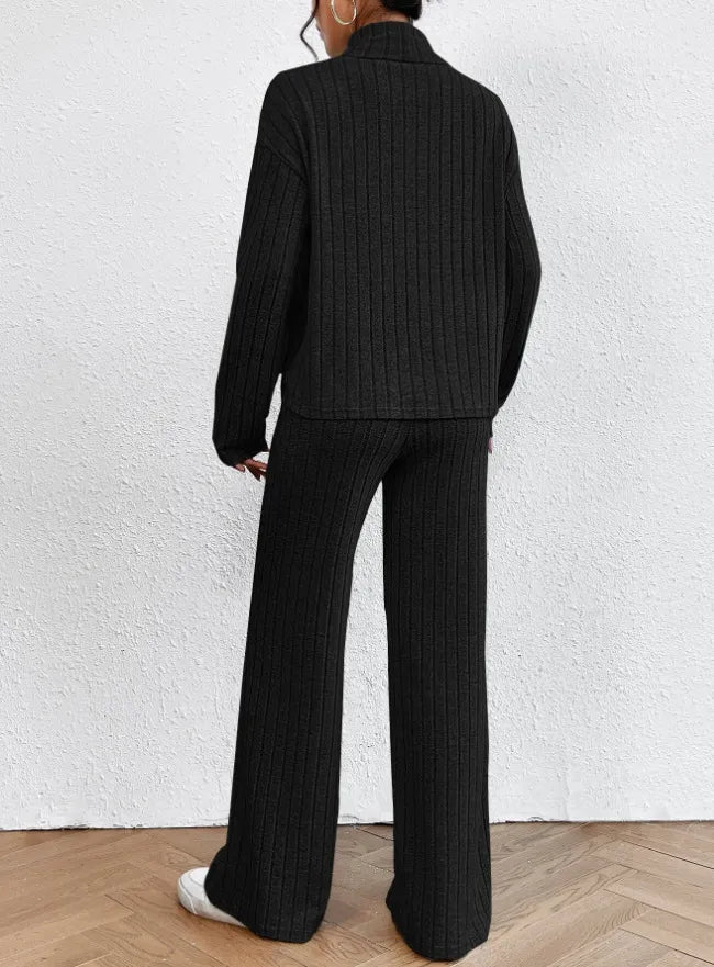 Anaïs™ - Ensemble d'hiver cozy avec col roulé