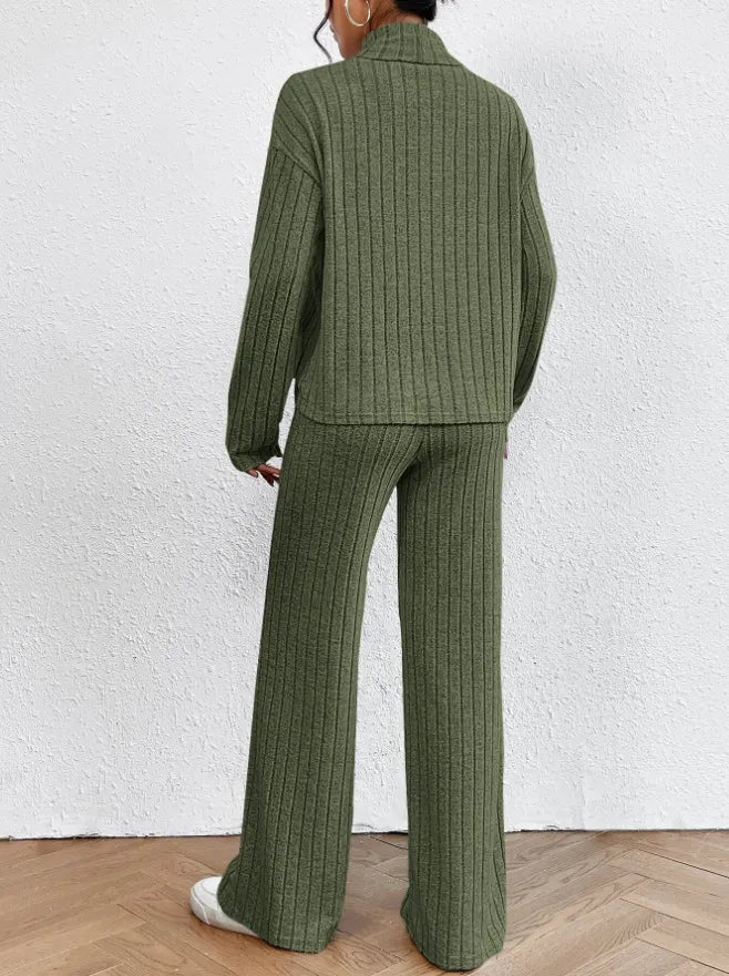 Anaïs™ - Ensemble d'hiver cozy avec col roulé