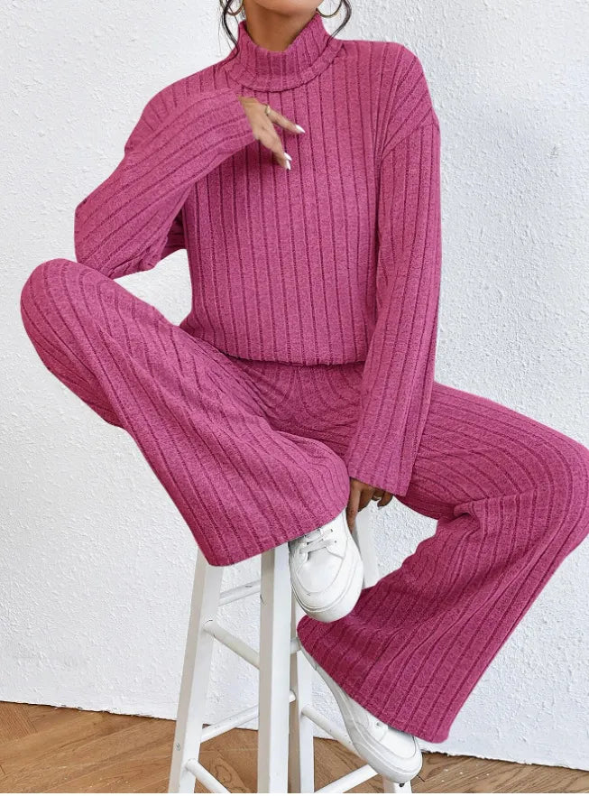 Anaïs™ - Ensemble d'hiver cozy avec col roulé