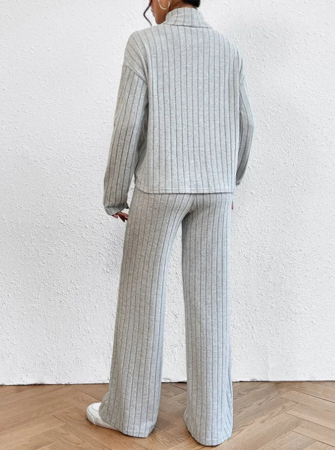 Anaïs™ - Ensemble d'hiver cozy avec col roulé