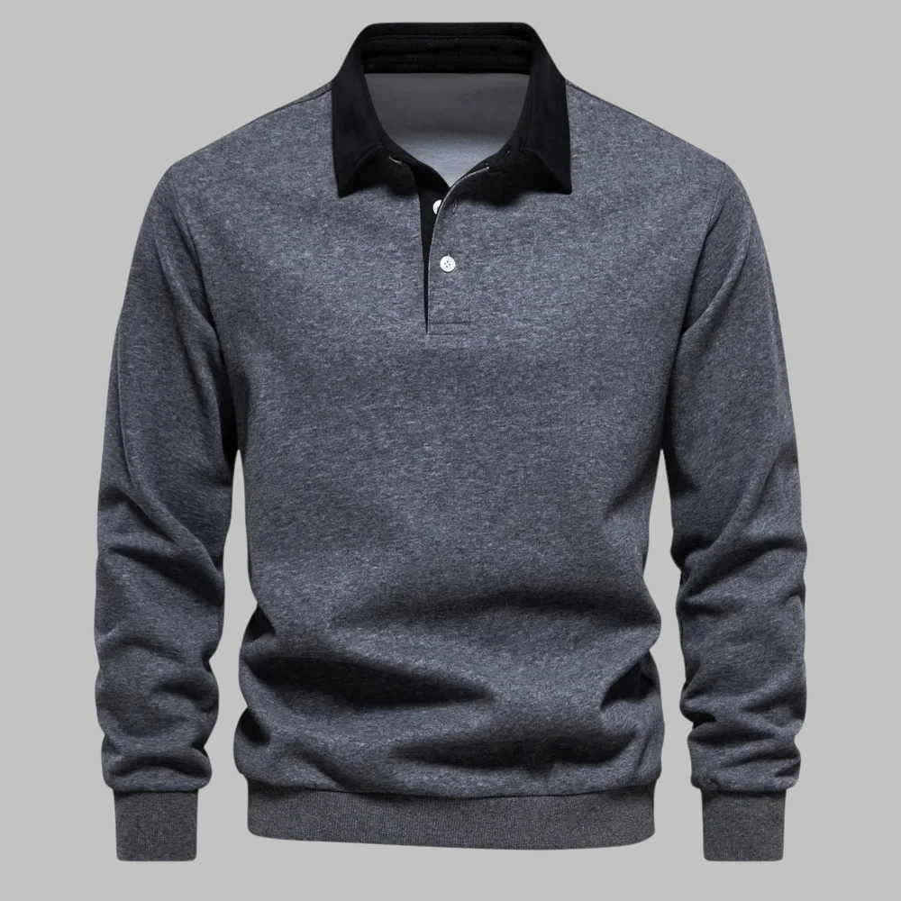 Émile™ - Polo à manches longues en coton