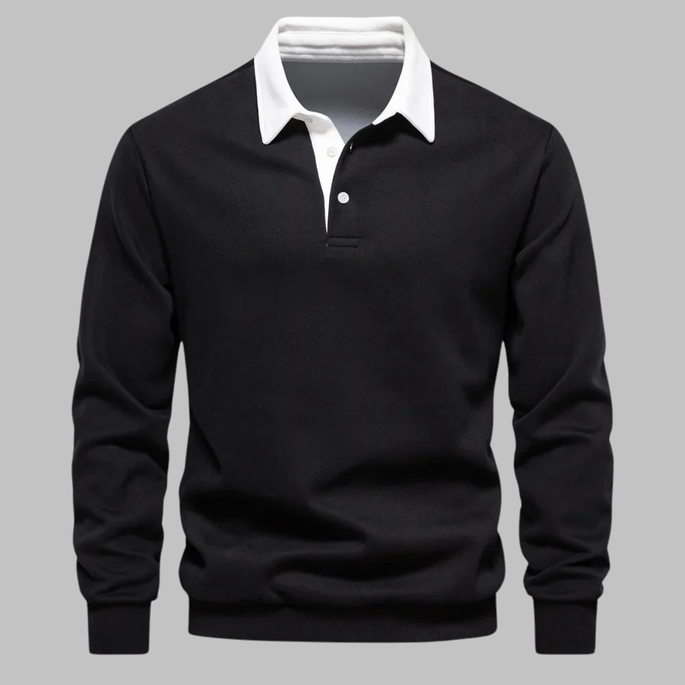 Émile™ - Polo à manches longues en coton