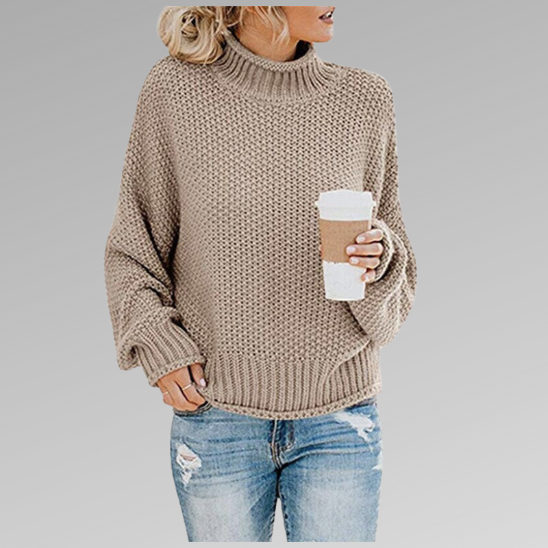 Georgina™ - Pull à col roulé en tricot