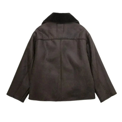 Jenny™ - Veste en cuir vintage