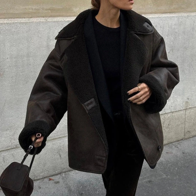 Jenny™ - Veste en cuir vintage