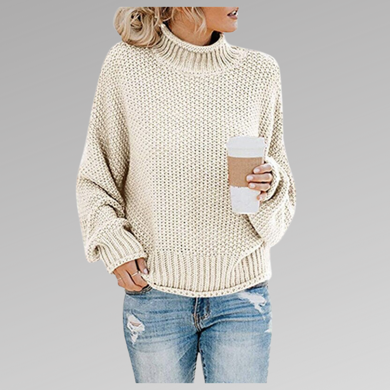 Georgina™ - Pull à col roulé en tricot