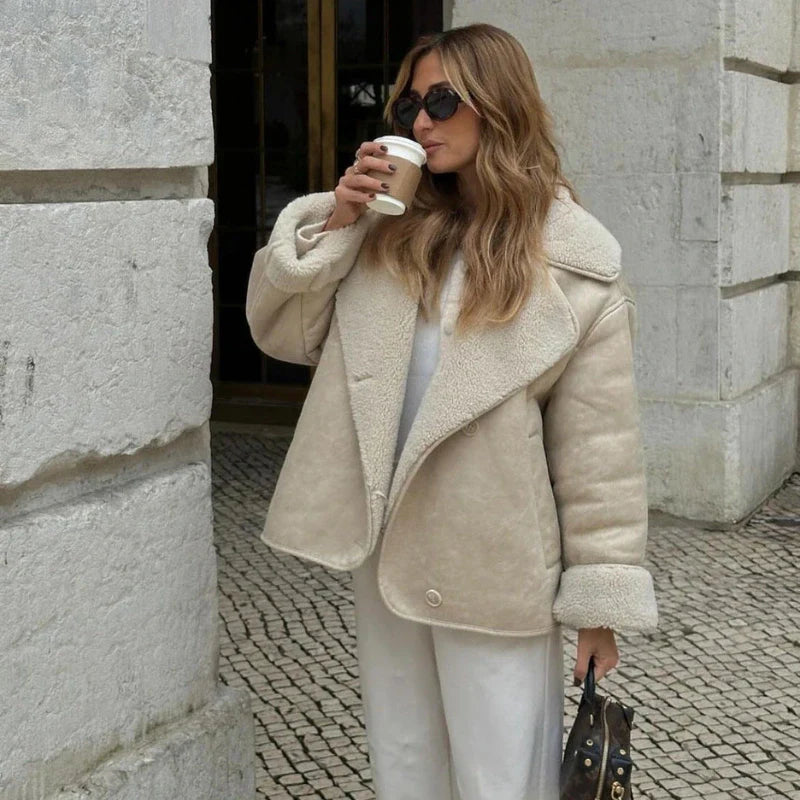 Jenny™ - Veste en cuir vintage