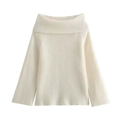 Loly™ - Pull à manches longues à épaules nues