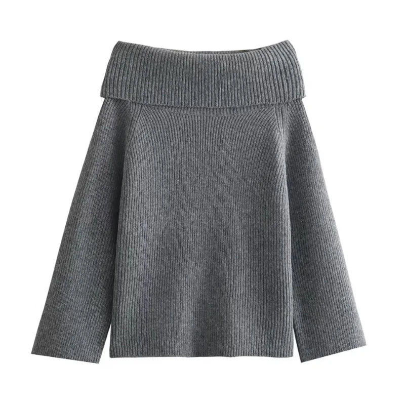 Loly™ - Pull à manches longues à épaules nues