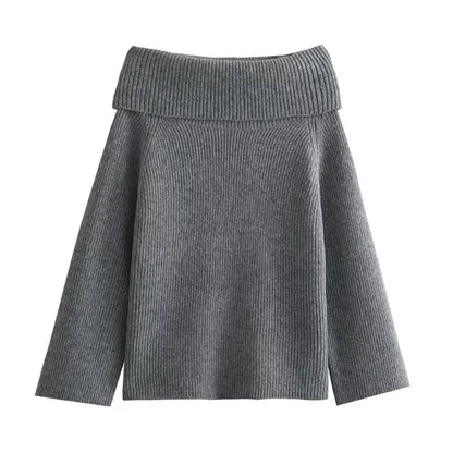 Loly™ - Pull à manches longues à épaules nues