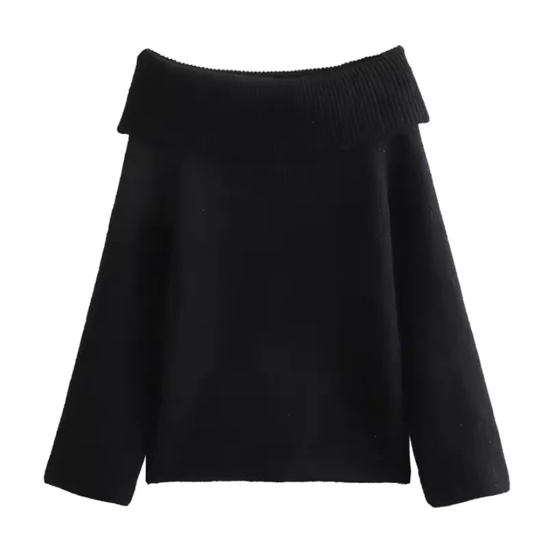 Loly™ - Pull à manches longues à épaules nues