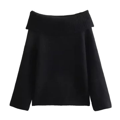Loly™ - Pull à manches longues à épaules nues