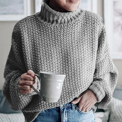 Georgina™ - Pull à col roulé en tricot