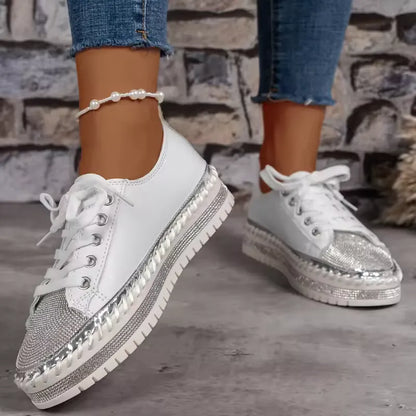OrthoStrips™ - Baskets orthopédiques pailletées femme