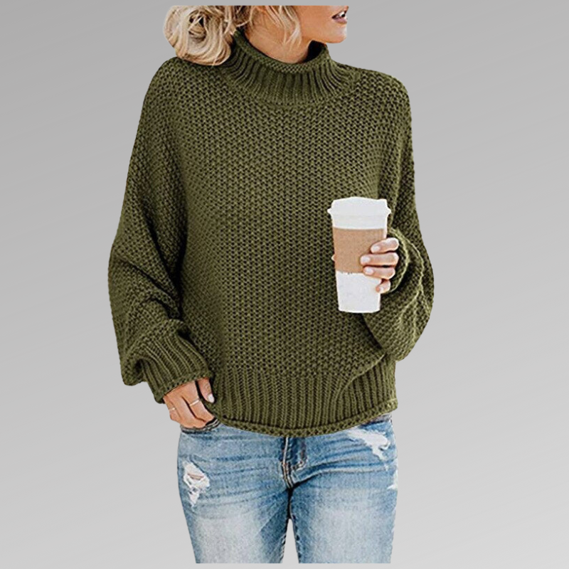 Georgina™ - Pull à col roulé en tricot