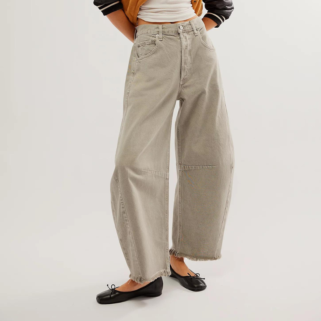 Polène™ - Jean coupe large déchiré