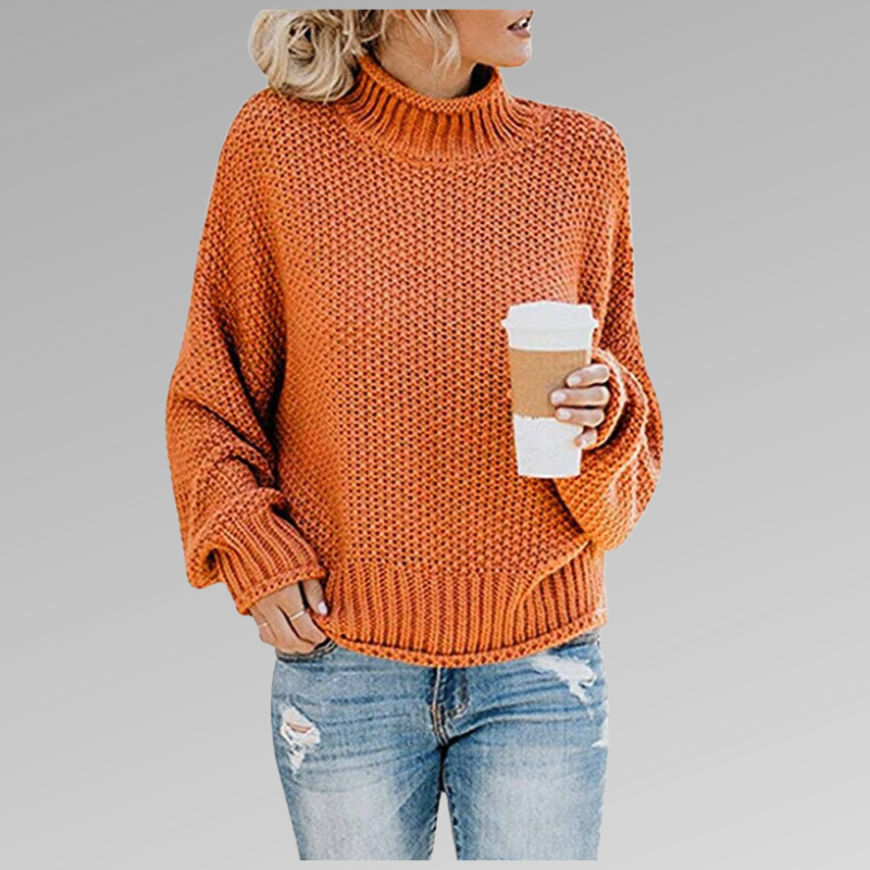 Georgina™ - Pull à col roulé en tricot