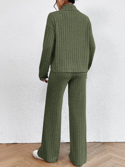 Anaïs™ - Ensemble d'hiver cozy avec col roulé