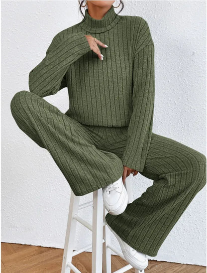 Anaïs™ - Ensemble d'hiver cozy avec col roulé