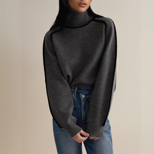 Claire | Pull à col roulé élégant