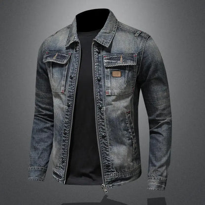 Dan™ - Veste denim vintage